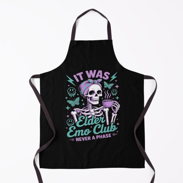 Item preview, Womens Elder Emo Club It Was Never a Phase Funny Emo Skeleton designed and sold by ToggleBet.