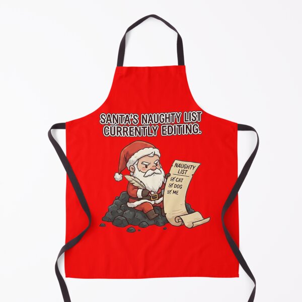 Item preview, Santa's Naughty List Editing Funny Christmas designed and sold by ChibiJourney.