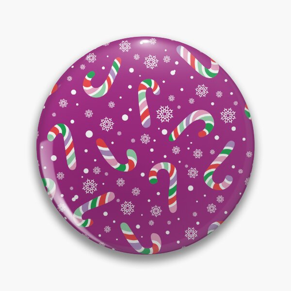 Item preview, Candy Canes Print 1 - Pastel Classic & Festive Plum designed and sold by Daniel Bevis Design.