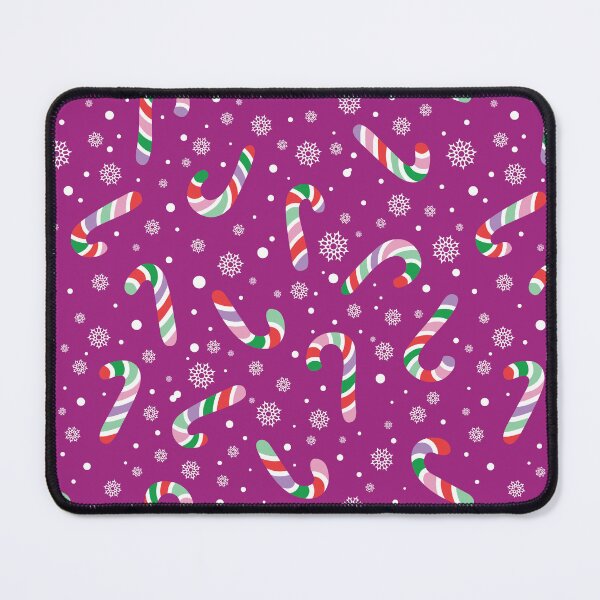 Item preview, Candy Canes Print 1 - Pastel Classic & Festive Plum designed and sold by Daniel Bevis Design.
