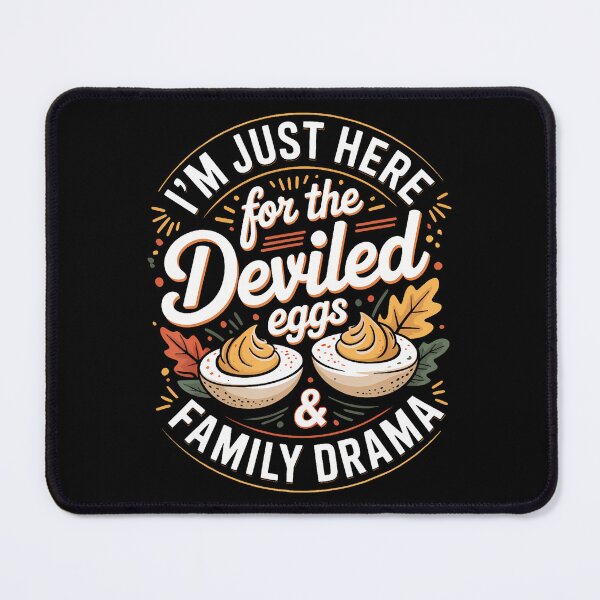 Item preview, I'M Just Here For The Deviled Eggs And Family Drama designed and sold by ChelseaEula.