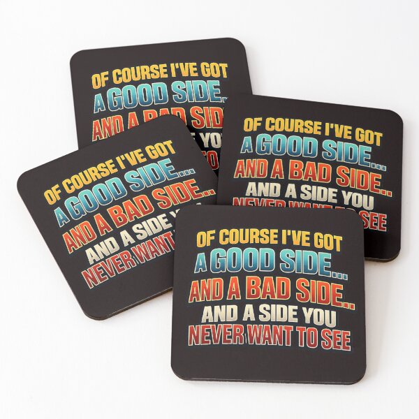 Item preview, Bold Attitude Quote – Good Side Bad Side Typography Design designed and sold by Tadeusz1.