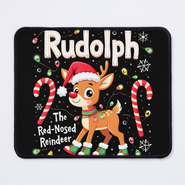 Item preview, Cute Rudolph The Red Nosed Reindeer Matching Xmas Gifts designed and sold by JeneMindy.