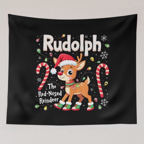 Item preview, Cute Rudolph The Red Nosed Reindeer Matching Xmas Gifts designed and sold by JeneMindy.