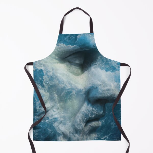 Item preview, Deep Ocean Waves Face – Surreal Water Portrait designed and sold by Ocean's ⭐⭐⭐⭐⭐.