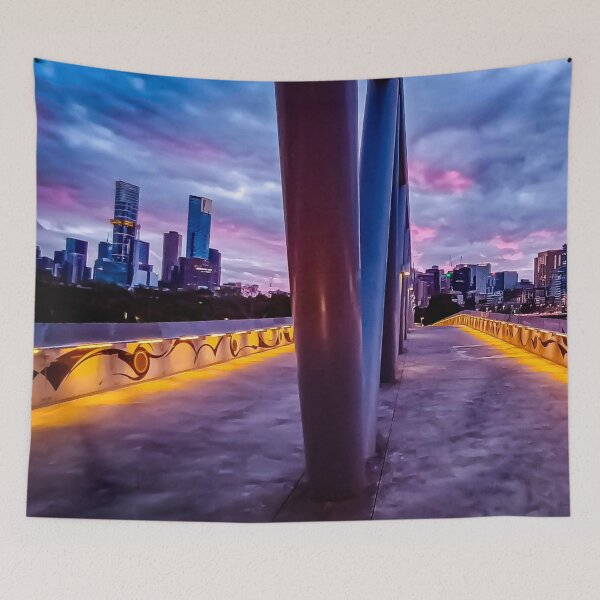 Item preview, View to Melbourne from the William Barak Bridge - Melbourne, Victoria, Australia designed and sold by Steven Jodoin.