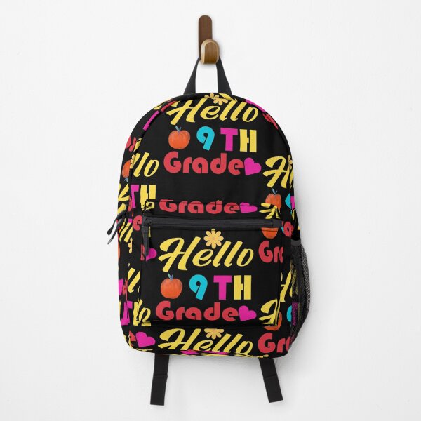 Item preview, Hello Ninth Grade First Day Of School Colorful 9th Grade Squad Back To School High School Freshman designed and sold by karibov.