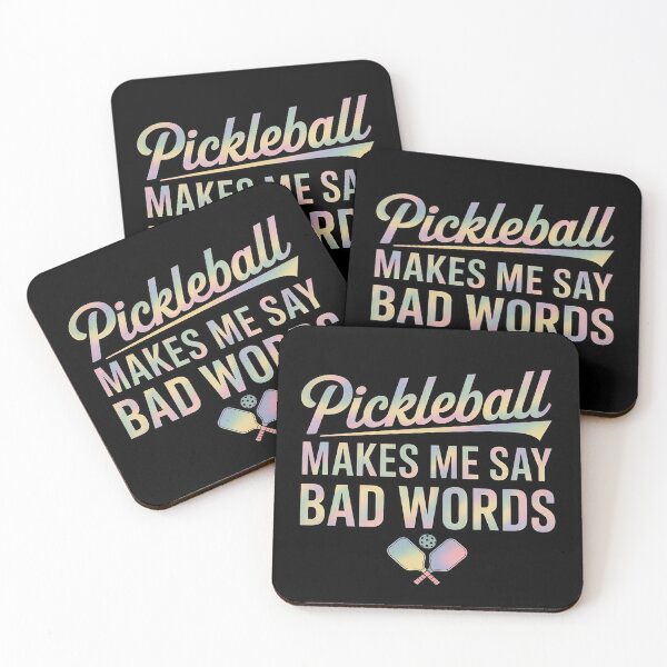 Item preview, Womens Pickleball Makes Me Say Bad Words designed and sold by ToggleBet.