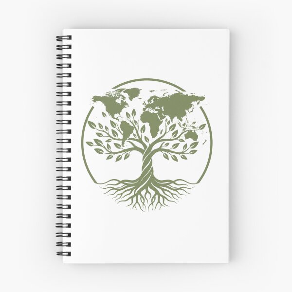 Item preview, Minimalist Global Unity Earth Map Tree Nature designed and sold by chattsuede.