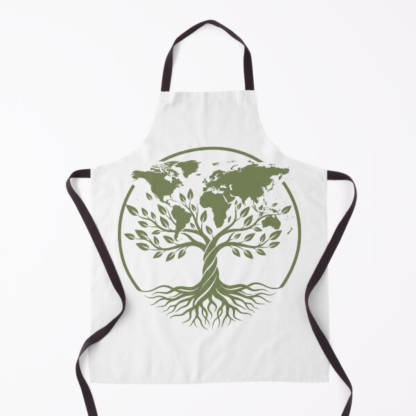 Item preview, Minimalist Global Unity Earth Map Tree Nature designed and sold by chattsuede.