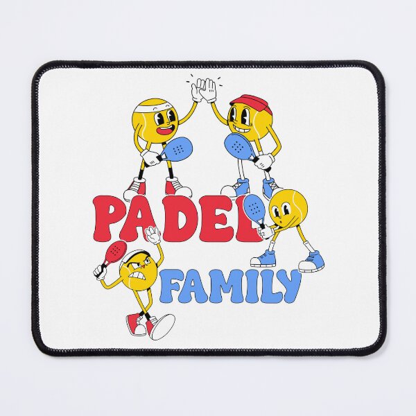 Item preview, Padel Family | Retro Cartoon Tennis Ball Squad T-Shirt designed and sold by Mr Lee.
