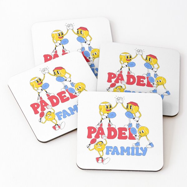 Item preview, Padel Family | Retro Cartoon Tennis Ball Squad T-Shirt designed and sold by Mr Lee.