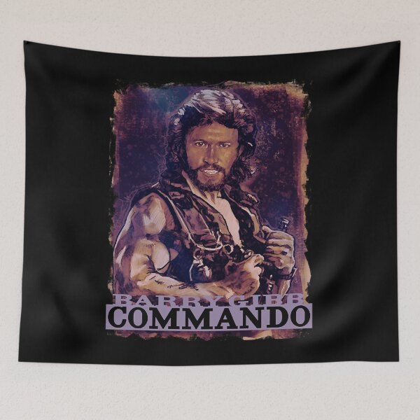 Item preview, Barry Gibb Commando designed and sold by AimePottier.