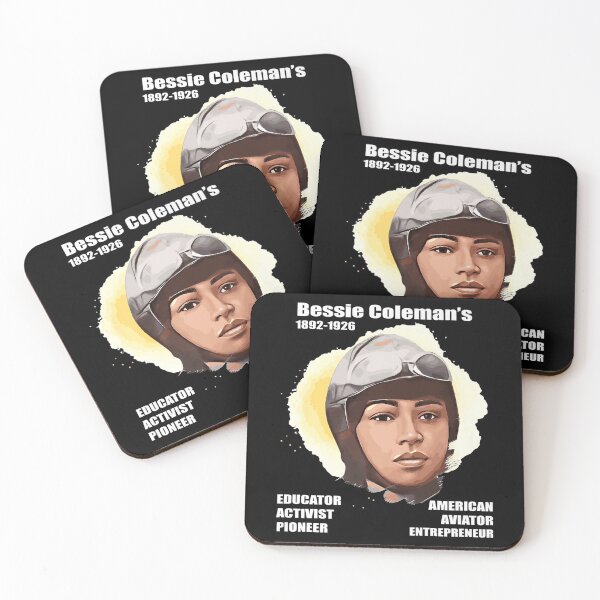 Item preview, Bessie Coleman In Full Colors Dark designed and sold by AimePottier.