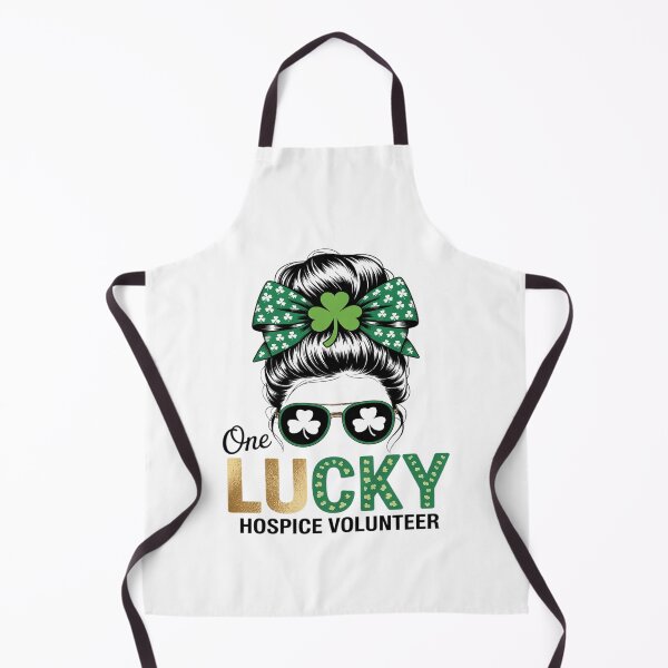 Item preview, Hospice Volunteer Messy Bun One Lucky St Patricks Day Women designed and sold by Moxizz.