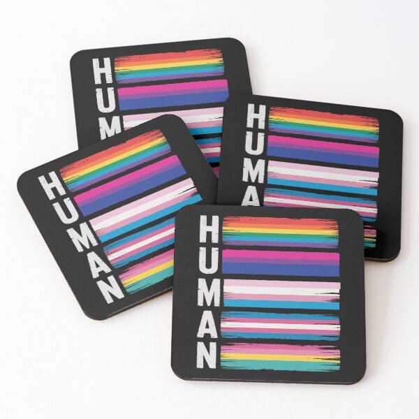 Item preview, Human LGBT-Q Pride Flag Gay Bi Intersexual Trans Pansexual designed and sold by Moxizz.