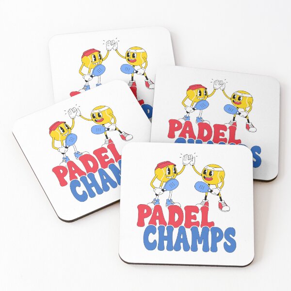 Item preview, Padel Champs | Retro Cartoon Sports High Five T-Shirt designed and sold by Mr Lee.