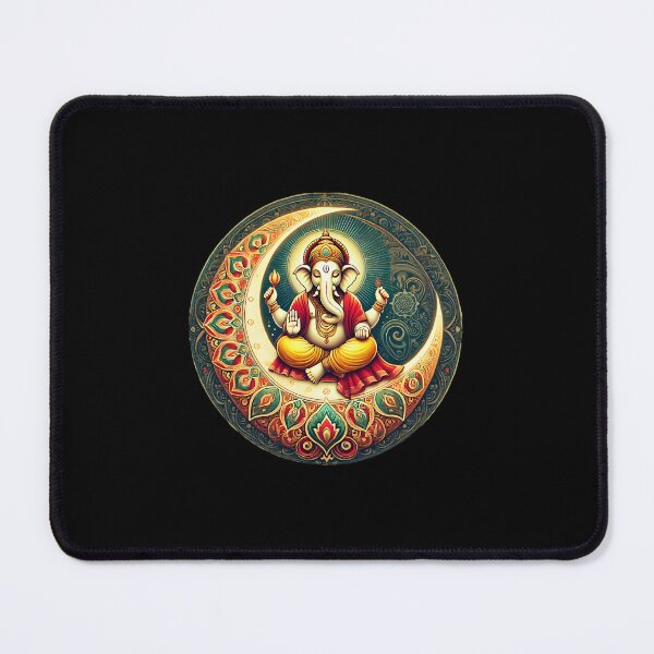 Item preview, Ganesh Sitting Gracefully On Full Moon designed and sold by nhjegrhdlx48.