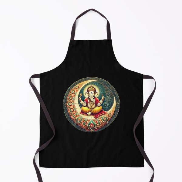 Item preview, Ganesh Sitting Gracefully On Full Moon designed and sold by nhjegrhdlx48.