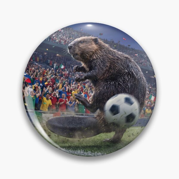 Item preview, Soccer Beaver designed and sold by Tridentulus.