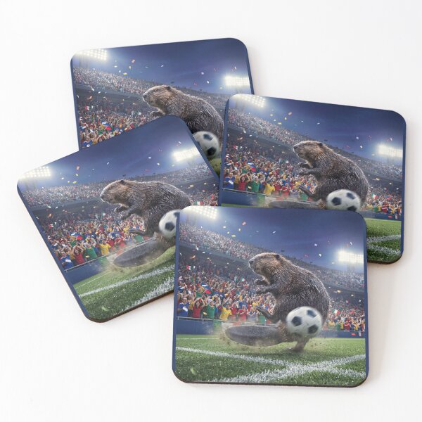 Item preview, Soccer Beaver designed and sold by Tridentulus.