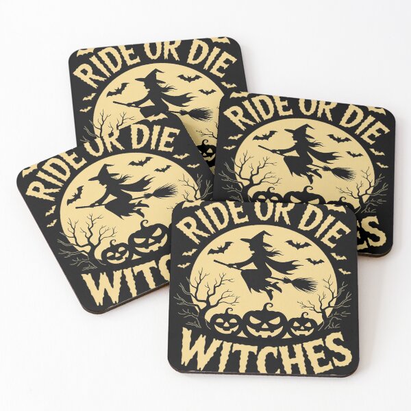 Item preview, Womens Ride or Die Gothic Witches Halloween 2025 designed and sold by ToggleBet.