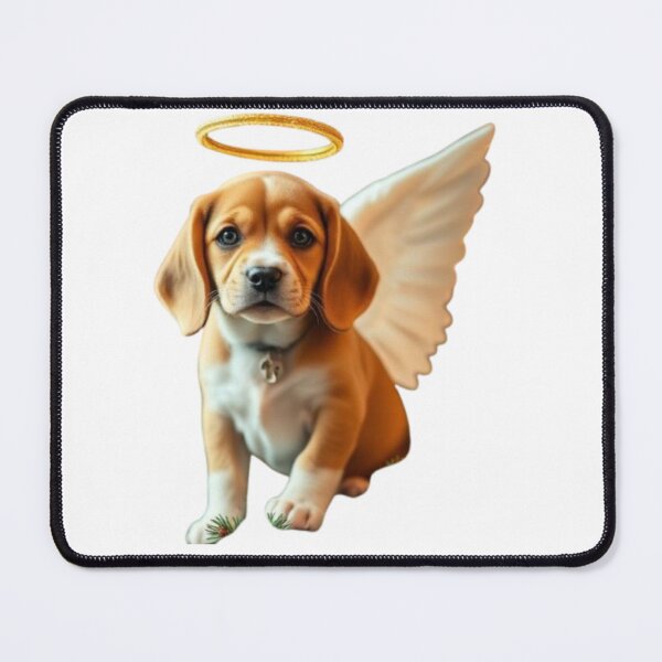 Item preview, Angel Beagle Puppy Wings Halo Christmas Dog Memorial Gift designed and sold by BSL-STORE.
