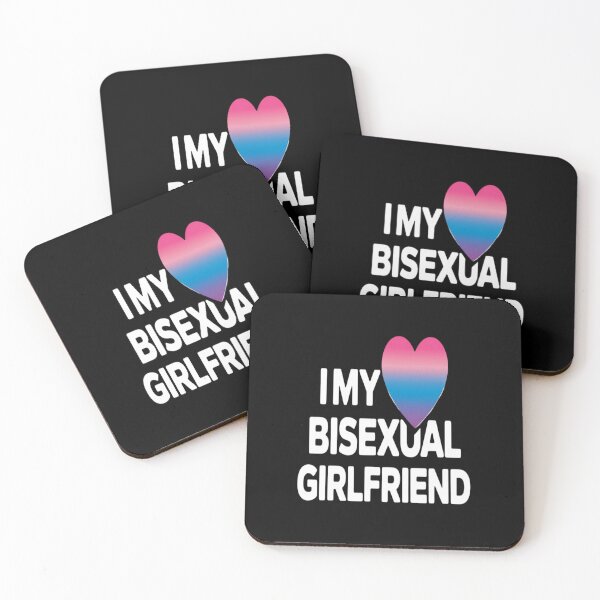 Item preview, I Love Heart My Bisexual Girlfriend designed and sold by Moxizz.