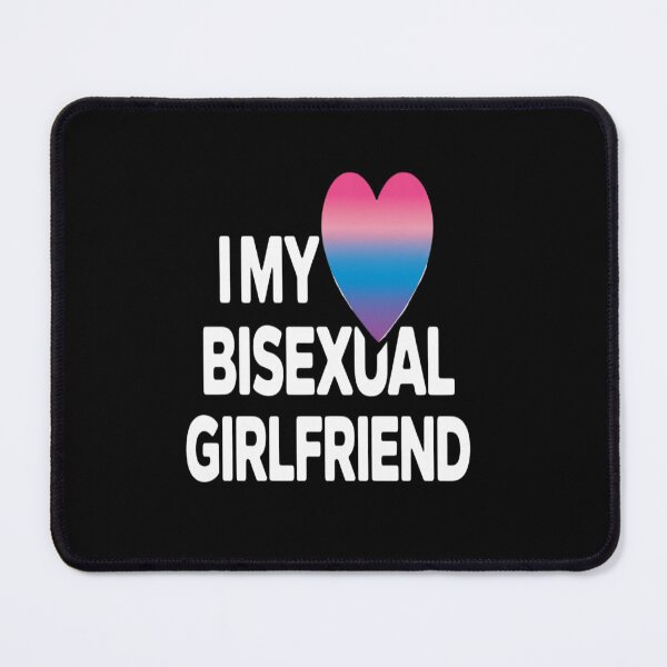 Item preview, I Love Heart My Bisexual Girlfriend designed and sold by Moxizz.
