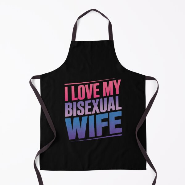 Item preview, I Love my Bisexual Wife Bi Pride Bisexual Flag designed and sold by Moxizz.