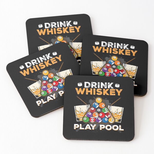 Artikelvorschau, Whiskey trinken, Billard spielen | Lustiger Billardspieler entworfen und verkauft von FlorenceNorma.