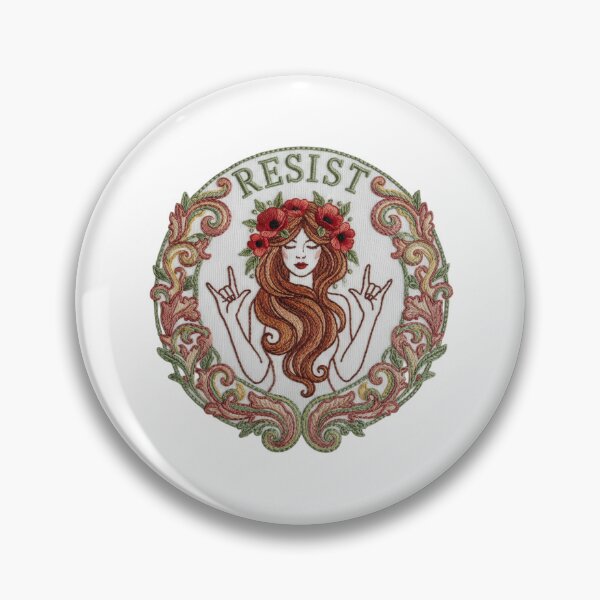 Item preview, Resist Feminist Empowerment Vintage Art Nouveau Woman Activist designed and sold by chattsuede.