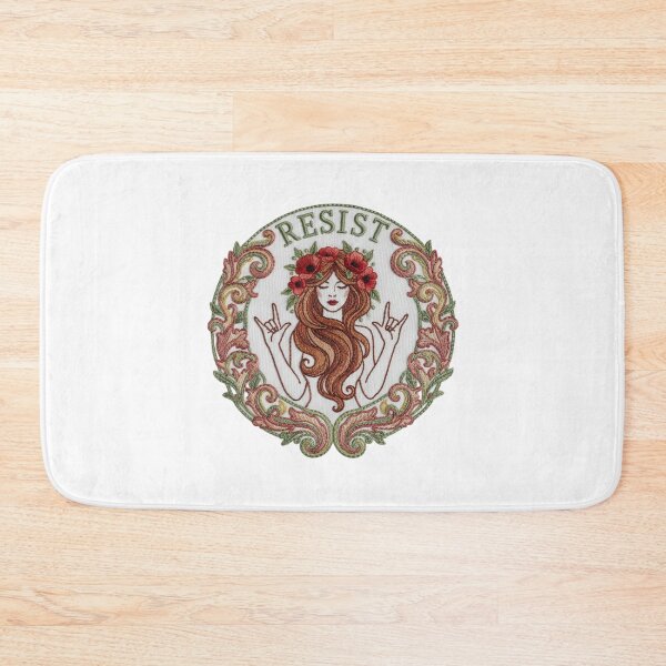 Item preview, Resist Feminist Empowerment Vintage Art Nouveau Woman Activist designed and sold by chattsuede.