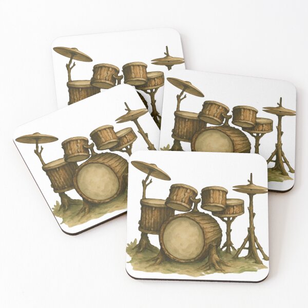 Item preview, Drums from Trees designed and sold by Kathunk Designs.