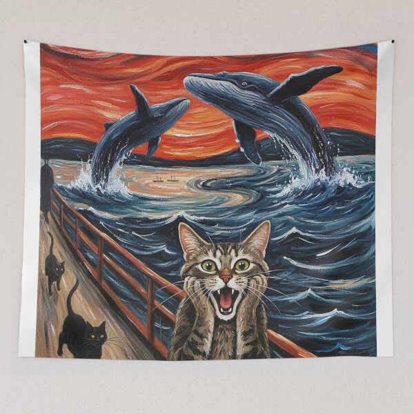 Item preview, cat the screams designed and sold by cloud lee.