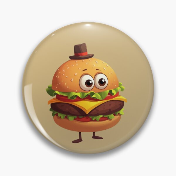 Artikelvorschau, Burger – Lustiger Burger-Cartoon entworfen und verkauft von Luisshopp.