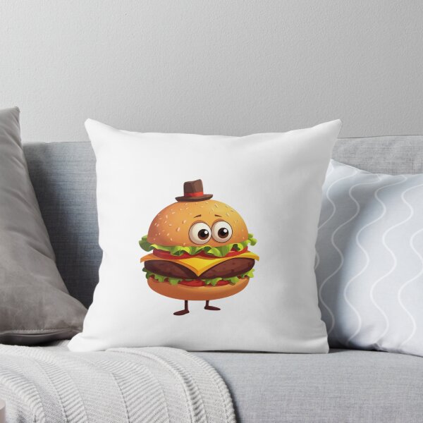 Artikelvorschau, Burger – Lustiger Burger-Cartoon entworfen und verkauft von Luisshopp.