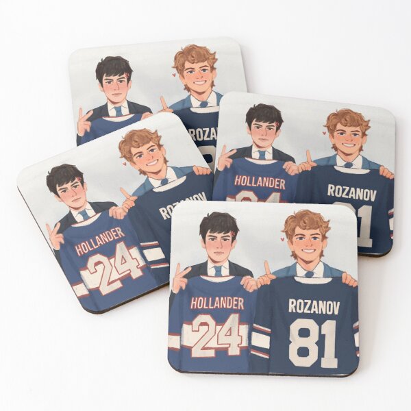 Item preview, Shane Hollander 24 Ilya Rozanov 81 Pride Hockey designed and sold by oldpussboss.
