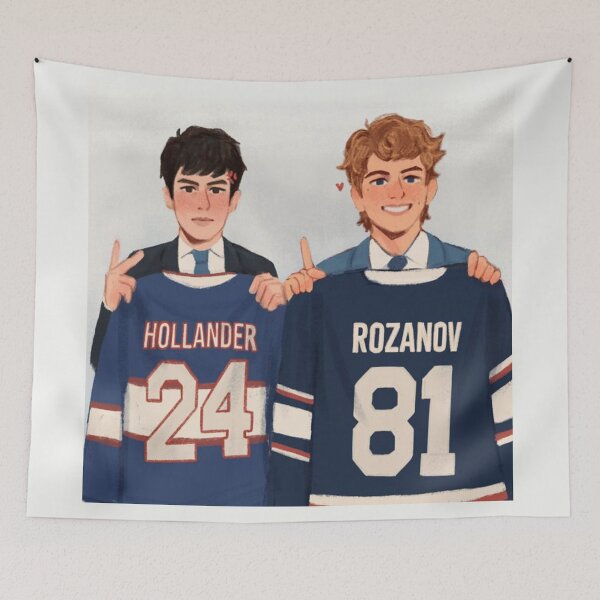Item preview, Shane Hollander 24 Ilya Rozanov 81 Pride Hockey designed and sold by oldpussboss.