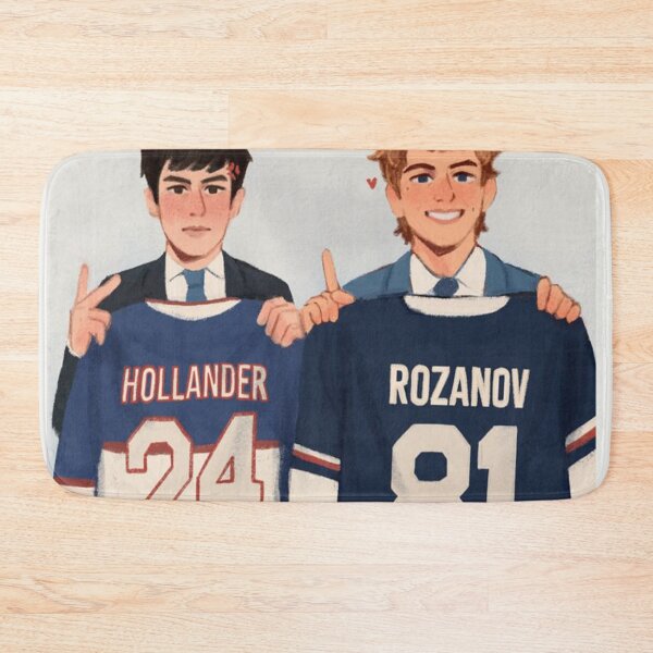 Artikelvorschau, Shane Hollander 24 Ilya Rozanov 81 Pride Hockey entworfen und verkauft von oldpussboss.