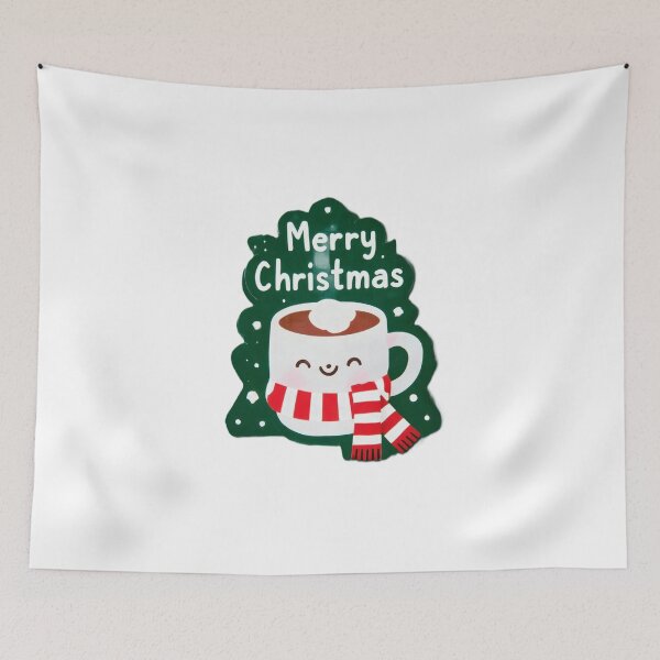 Item preview, Hot Cocoa Merry Christmas Mug Design | Kawaii Winter Holiday Cheer designed and sold by Mido-artister.