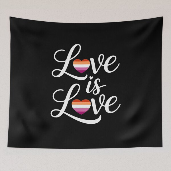 Item preview, Love is Love  Flag for Lipstick Lesbian designed and sold by Moxizz.
