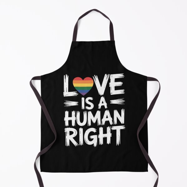 Item preview, Love Is A Human Right Gay Pride Flag Lesbian LGBTQ designed and sold by Moxizz.
