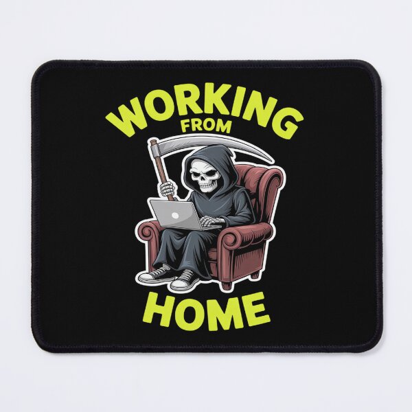 Item preview, Working From Home Scary Telecommuter Home-Based Worker WFH designed and sold by BubblePancake.