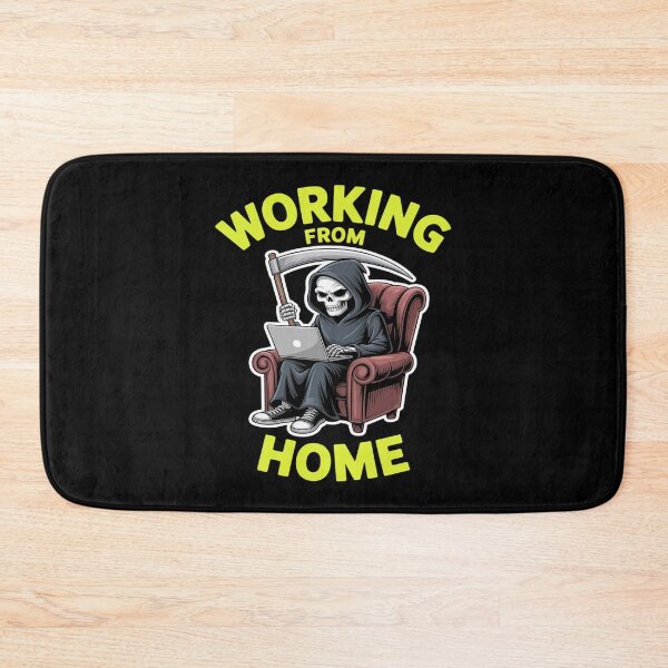 Item preview, Working From Home Scary Telecommuter Home-Based Worker WFH designed and sold by BubblePancake.