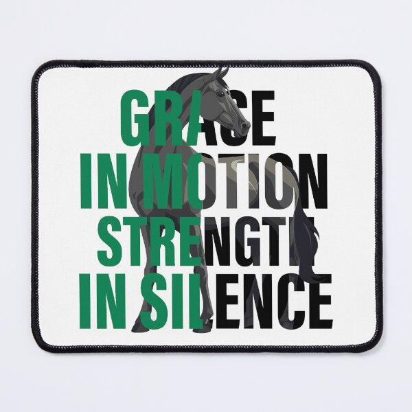 Item preview, Grace in Motion Horse Quote Art designed and sold by Lamassatshop.