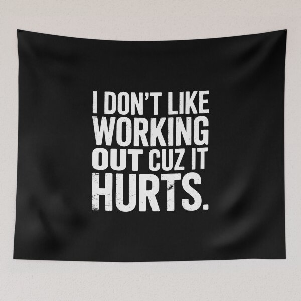 Item preview, Workout I Don’t Like Working Out Cuz It Hurts Gym designed and sold by BubblePancake.