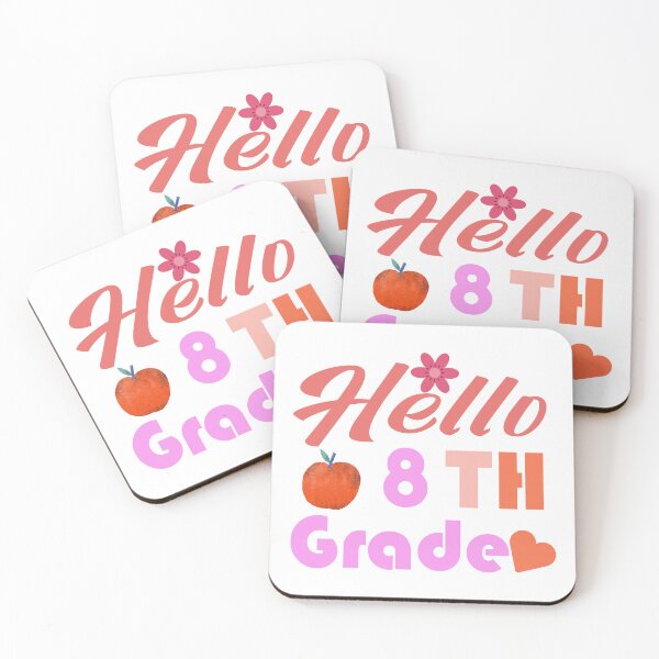 Item preview, Hello 8th Grade – Colorful Back to School Design for Students and Teachers designed and sold by karibov.