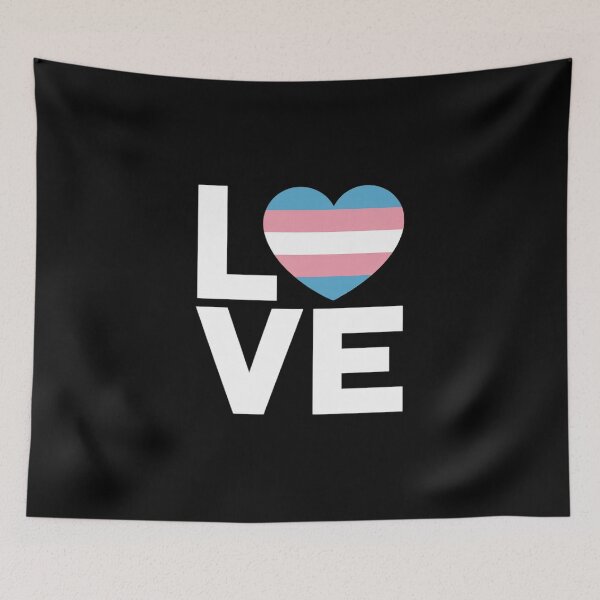 Item preview, Love Transgender Heart LGBT designed and sold by Moxizz.