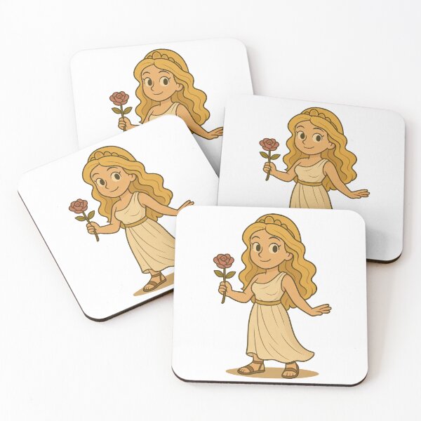 Item preview, Aphrodite Cute Illustration • Greek Goddess of Love & Beauty • Olympus Mythology Cartoon Art designed and sold by elgreko.